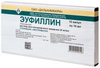 Эуфиллин ( 2.4% - 10 мл №10 амп. (Дальхим)