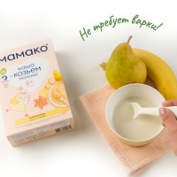 МАМАКО КАША Пшеница (груша/банан/козье молоко) 200г