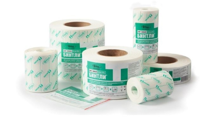 БИНТ липкий БИНТЛИ-Т (тверд) 15мх10см