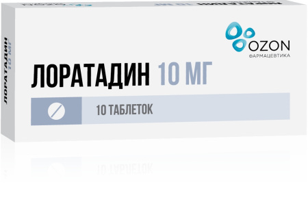ЛОРАТАДИН таб 10мг N10  ОЗОН