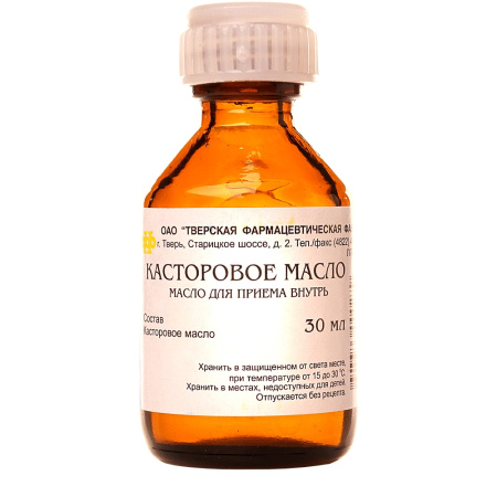 КАСТОРОВОЕ масло 30мл  Тверская ФФ