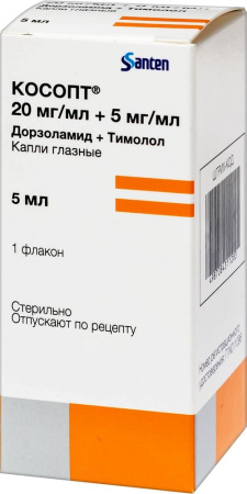 КОСОПТ кап гл 20мг/мл+5мг/мл 5мл