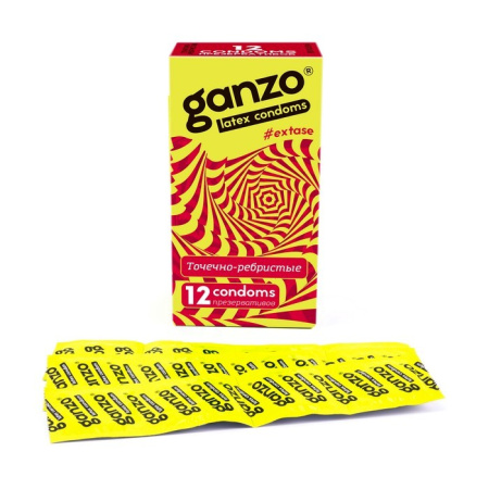 ПРЕЗЕРВАТИВЫ GANZO Extase №12