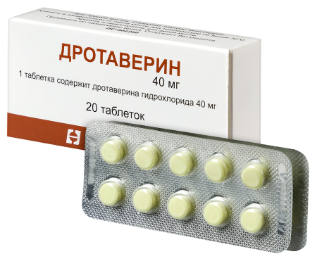 ДРОТАВЕРИН таб 40мг N20  Органика