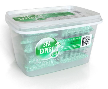 СОЛЬ д/ванн ДОКТОР АКВА DE-TOX SPA EXPERT Природная антицеллюлит 1,8кг
