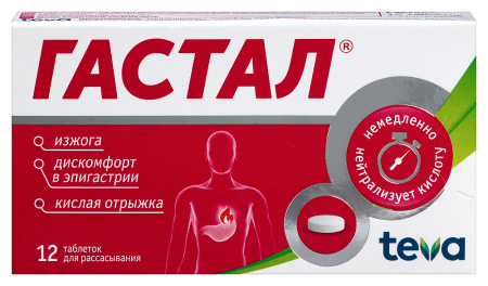 Гастал таб. д/расс. №12