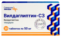 ВИЛДАГЛИПТИН-СЗ 50 МГ N30 ТАБЛ