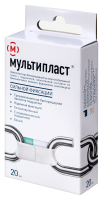 ПЛАСТЫРЬ МУЛЬТИПЛАСТ бакт Набор N20 Сильной фиксации (белый)