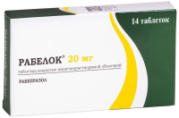 РАБЕЛОК таб 20мг N14