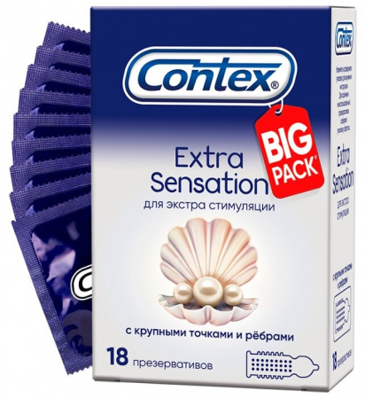 ПРЕЗЕРВАТИВЫ КОНТЕКС Extra Sensation N18 #