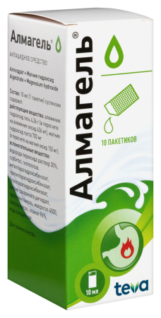 АЛМАГЕЛЬ сусп 10мл №10