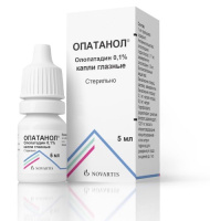 ОПАТАНОЛ кап гл 0,1% 5мл