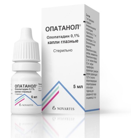 ОПАТАНОЛ кап гл 0,1% 5мл