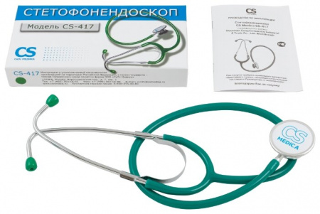 СИ ЭС МЕДИКА (CS Medica) CS-417 Стетофонендоскоп (зеленый)