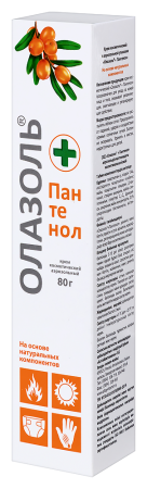 ОЛАЗОЛЬ+ПАНТЕНОЛ крем-аэр 80г