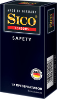 SICO ПРЕЗЕРВАТИВ SAFETY КЛАССИЧЕСКИЕ N12