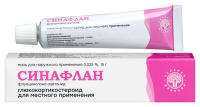 СИНАФЛАНА мазь 0,025% 15г  Зеленая дубрава