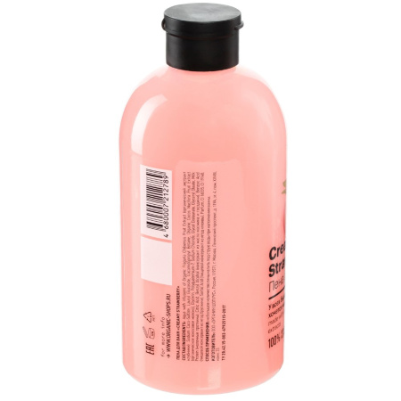 ORGANIC SHOP Пена для ванн creamy strawberry 500мл