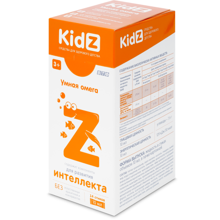 КИДЗ Умная омега №14 стик по 10мл жидкость