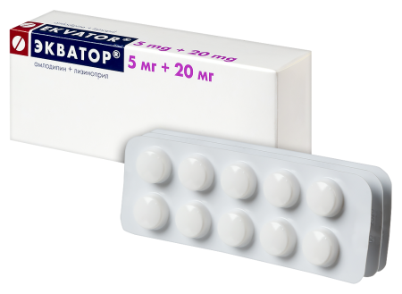 ЭКВАТОР таб 5мг+20мг N30