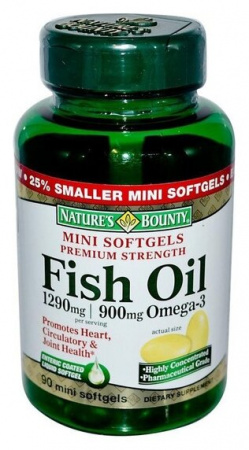 НЭЙЧЕС БАУНТИ ОМЕГА-3 капс №90