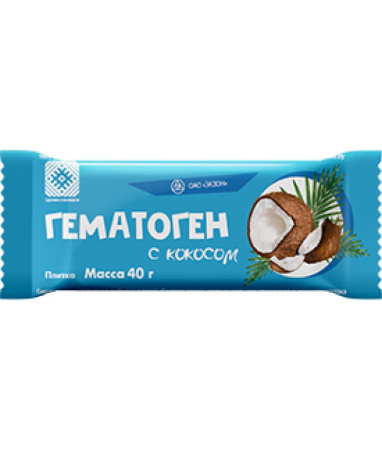 ГЕМАТОГЕН ЭКЗОН Кокос 40г