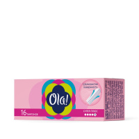 ОЛА тампоны SUPER PLUS Шелковистая поверхность №16