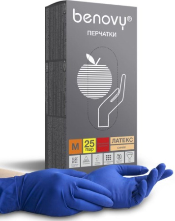 ПЕРЧАТКИ BENOVY ЛАТ HIGH RISK см/нест неопуд (пара) M №25
