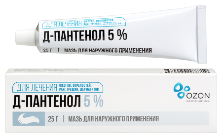 Д-Пантенол мазь 5% 25г N1