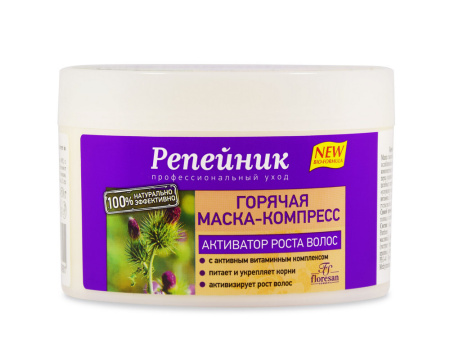 ФЛОРЕСАН РЕПЕЙНИК маска-компресс горяч АКТИВАТОР РОСТА волос 450г