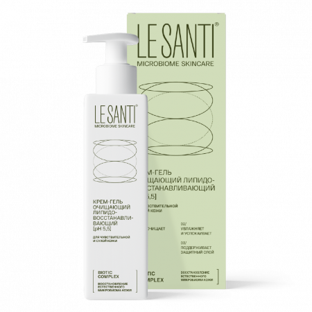 ЛЕ САНТИ Крем-гель очищающий 200мл