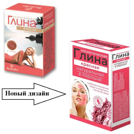 ГЛИНА МЕДИКОМЕД (Вирсавия) Красная100г