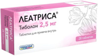 ЛЕАТРИСА таб. 2,5мг N28