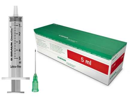 ШПРИЦ BRAUN Омнификс 3-х комп 5мл 21G №100
