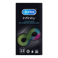 ПРЕЗЕРВАТИВЫ ДЮРЕКС Infinity с анестетиком Вар 2 №12
