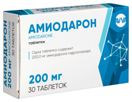 Амиодарон таб. 200мг N30