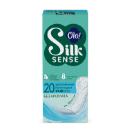 ОЛА OLA! прокладки ежедневные SILK SENSE Daily Large №20/без аромата