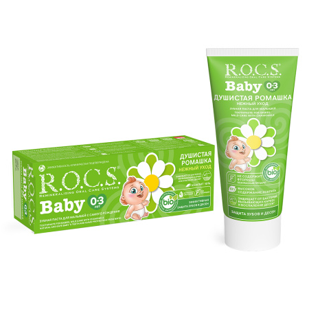 РОКС з/п БЕБИ Нежный уход Ромашка 45г