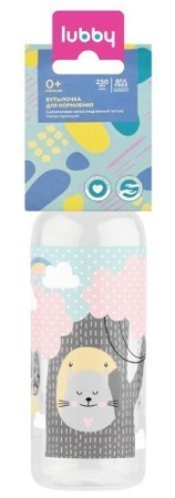 ЛАББИ (13564/11274) Бутылочка Веселые животные (лат соск) 250мл