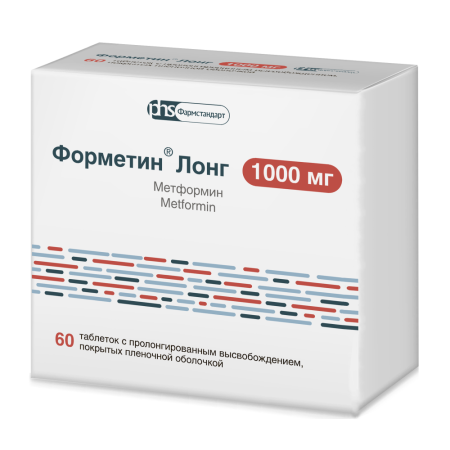 ФОРМЕТИН ЛОНГ таб 1000мг №60
