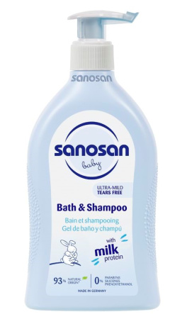 САНОСАН Средство д/купания и шампунь 500мл
