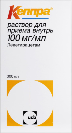 КЕППРА 100 МГ/МЛ 300МЛ ФЛАК Р-Р Д/ПРИЕМА ВНУТРЬ