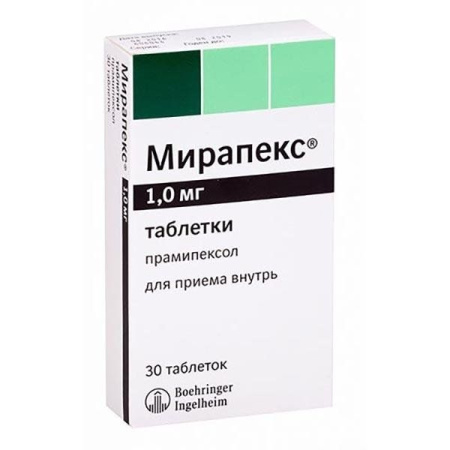 МИРАПЕКС таб 1мг N30