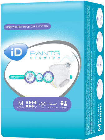 ID ТРУСЫ ДЛЯ ВЗРОСЛЫХ PANTS PREMIUM M N30