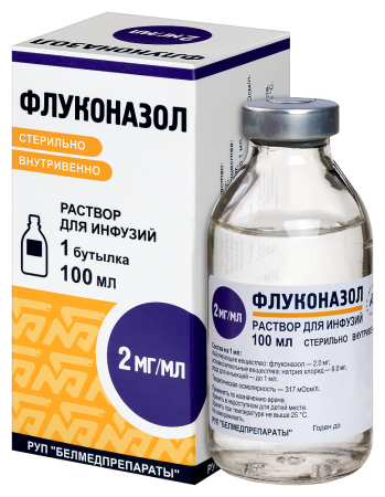 Флуконазол 2мг/мл 100мл р-р д/инф. (Белмед)