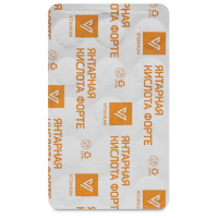 ЯНТАРНАЯ КИСЛОТА ФОРТЕ ВИТАНИУМ N30 табл массой 800мг