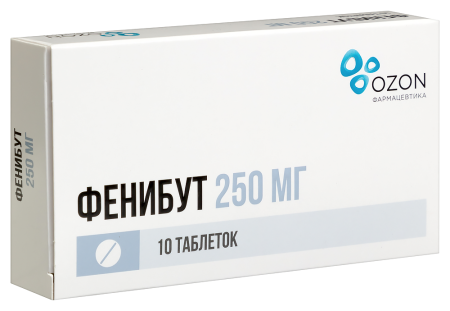 ФЕНИБУТ таб 250мг N10  Озон