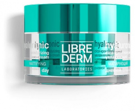 LIBREDERM ECO-REFILL CICA-КРЕМ ГИАЛУРОНОВЫЙ УВЛАЖНЯЮЩИЙ МАТИРУЮЩИЙ ДНЕВНОЙ ДЛЯ ЖИРНОЙ КОЖИ 50МЛ