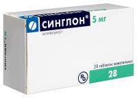 СИНГЛОН таб жев 5мг N28