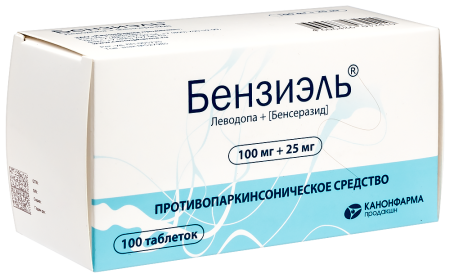 БЕНЗИЭЛЬ таб 0,1+0,025 N100